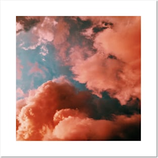 pink clouds Posters and Art